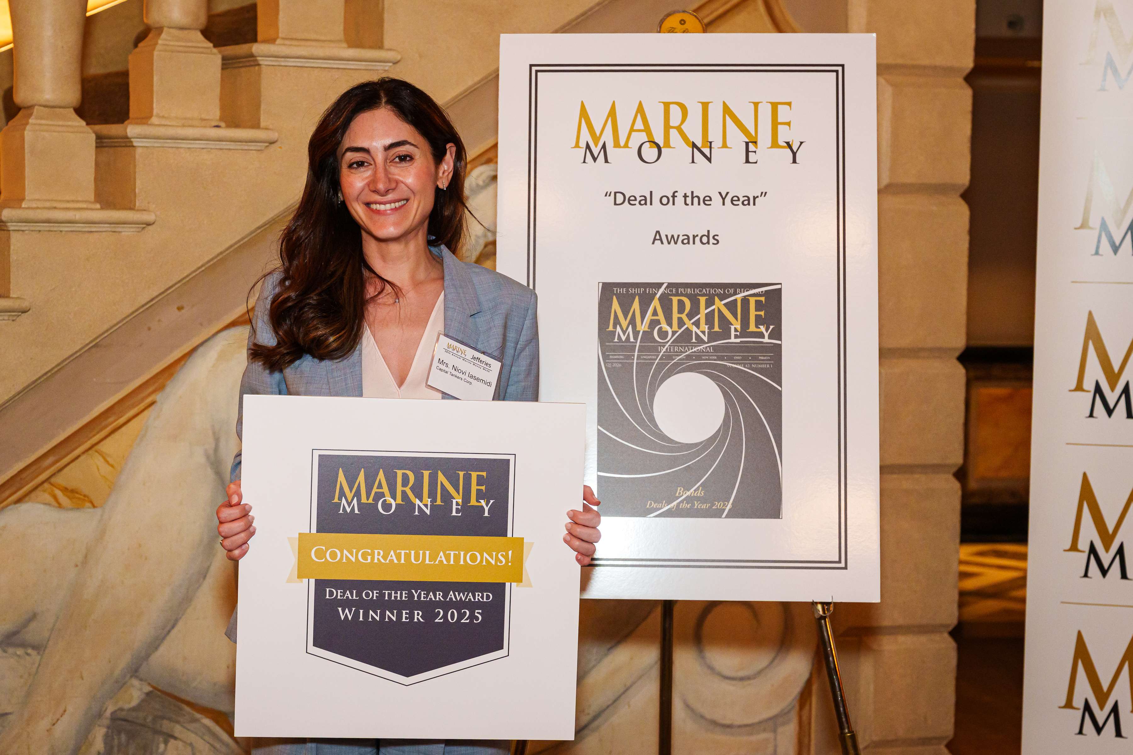 CCEC Honoured with Marine Money’s Green Deal of the Year Award